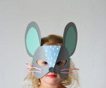 Карнавальные маски из бумаги своими руками: мастерим с детьми Шаблон для карнавальной маски распечатать