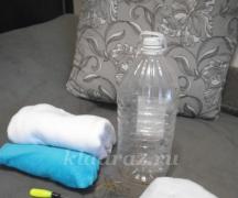 Снегурочка из пластиковой бутылки своими руками